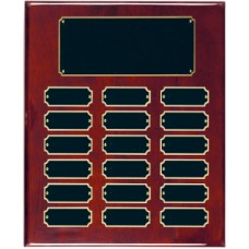 RPP18 Rosewood Finish Perpetual Plaque